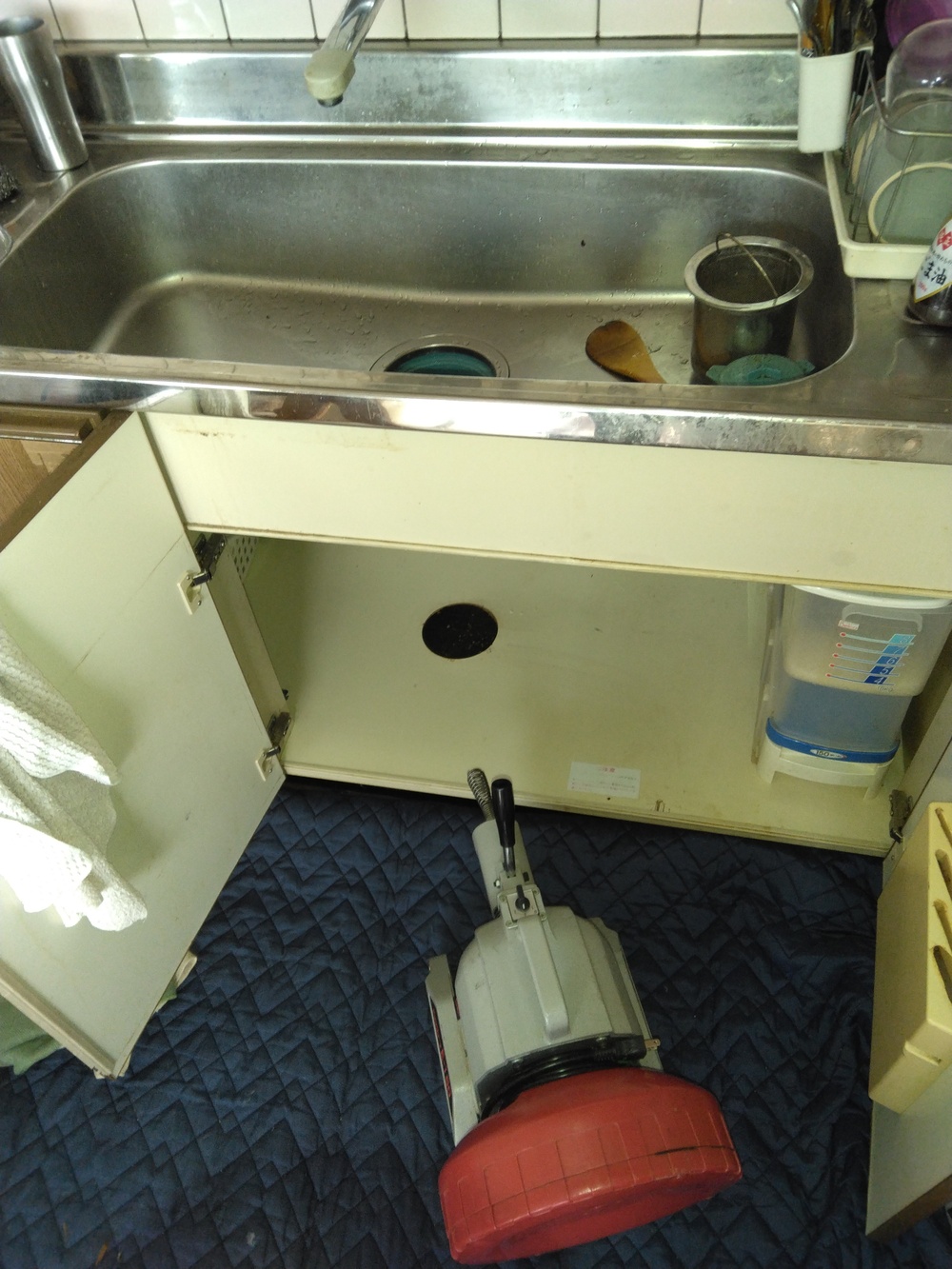 守口市キッチン排水つまり